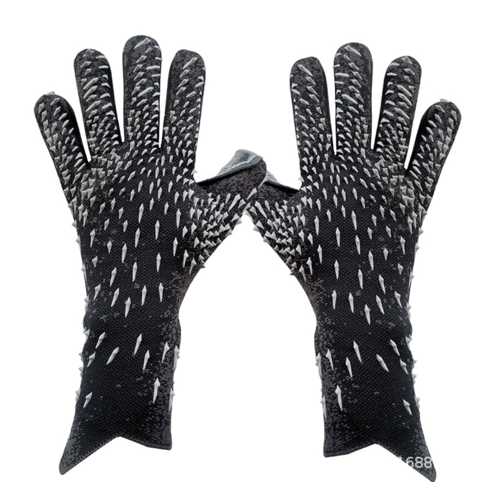 Photos - Goalkeeper Gloves  Kids Football Gloves  For Adult(Black, 6)