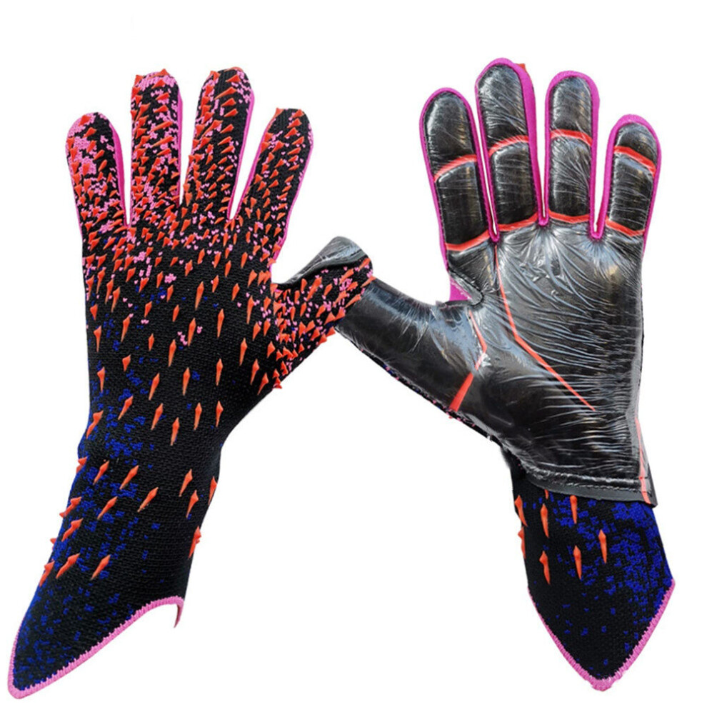 (Red, 7) Kids Football Gloves Goalkeeper Gloves For Adult