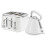 GEEPAS (White) Geepas Kettle & 4 Slice Bread Toaster set 1