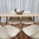Rectangle Oak Effect Dining Table With 4 Cream Tulip Chairs Table Set 8