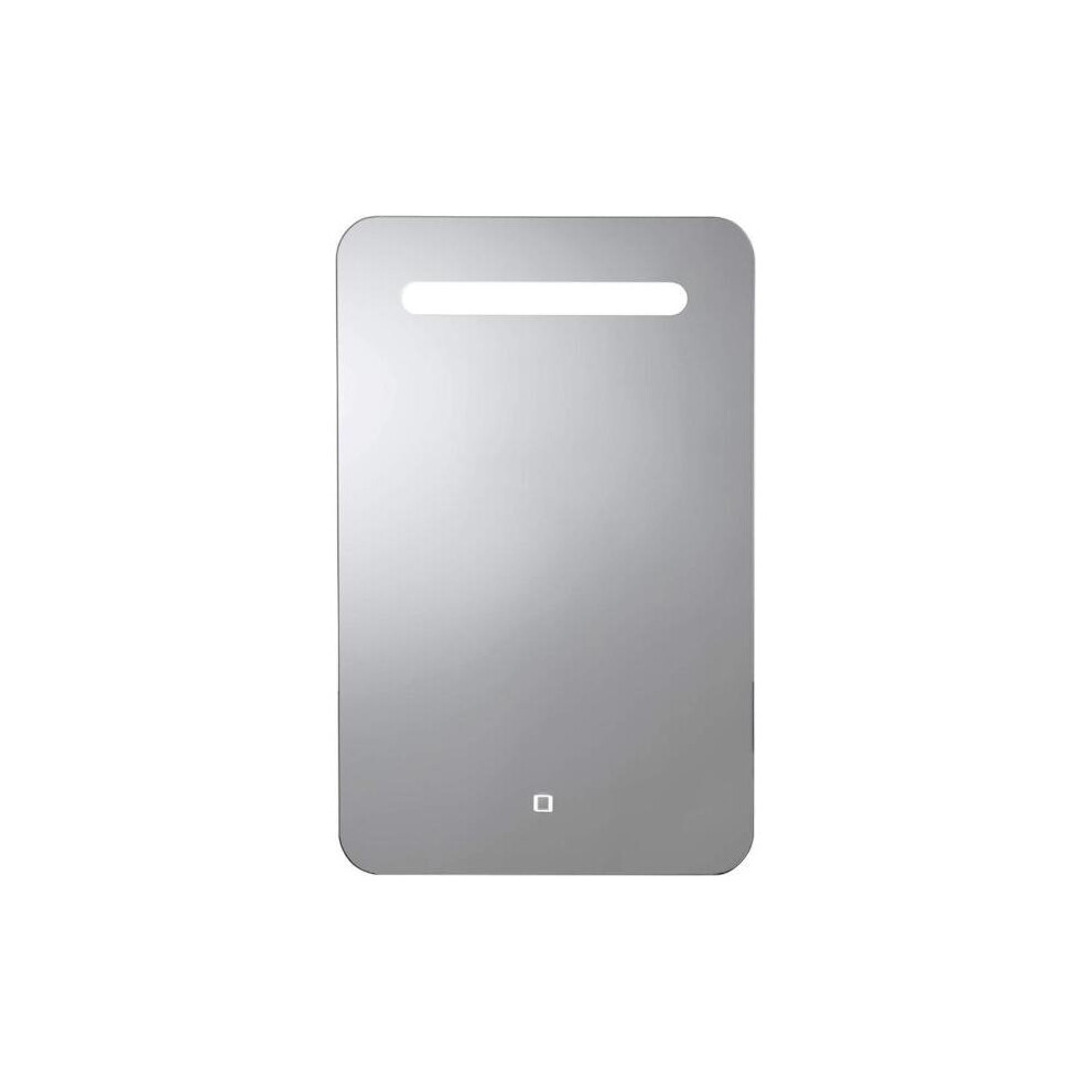 Croydex Henmore LED Illuminated Mirror Hang 'N' Lock Silver 30 x 400 x 605 mm