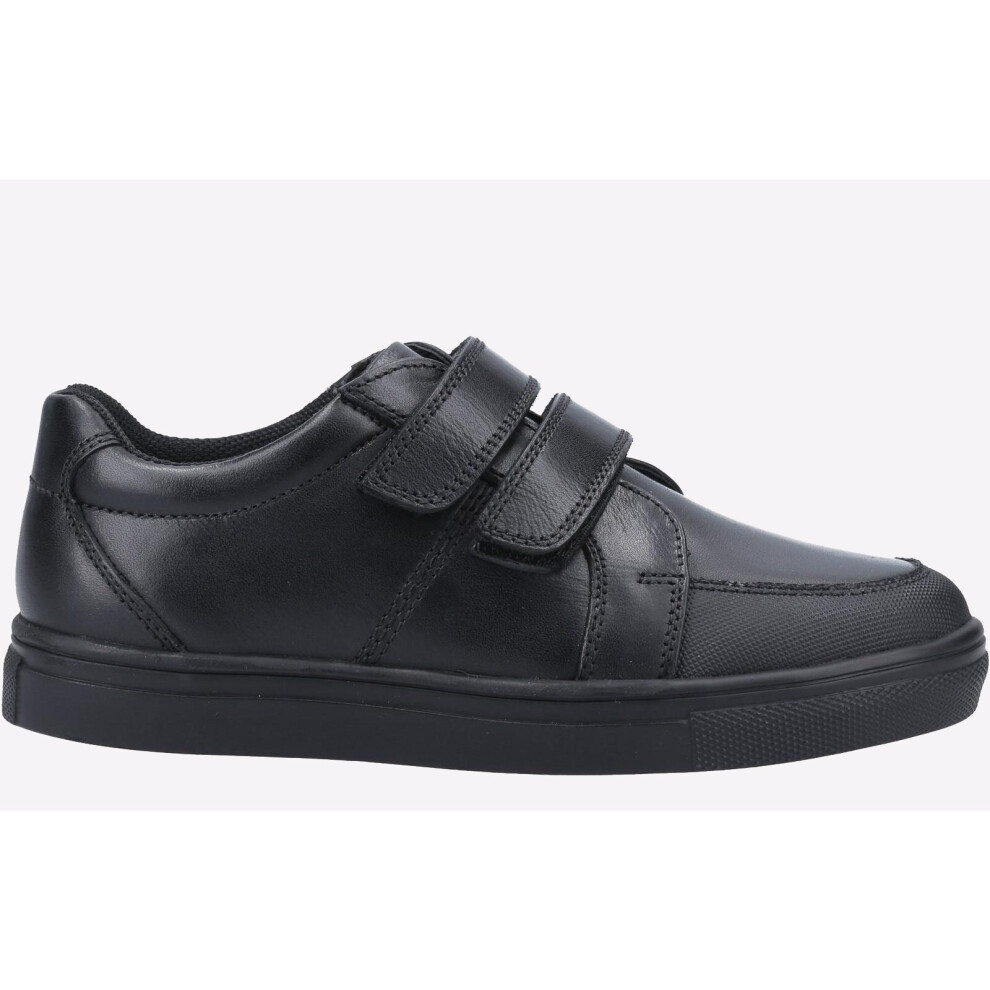 (1) Hush Puppies Santos LEATHER MEMORY FOAM Junior Boys