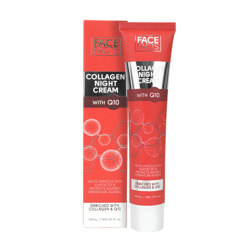 Face Facts Cream Collagen Q10 Night 50Ml