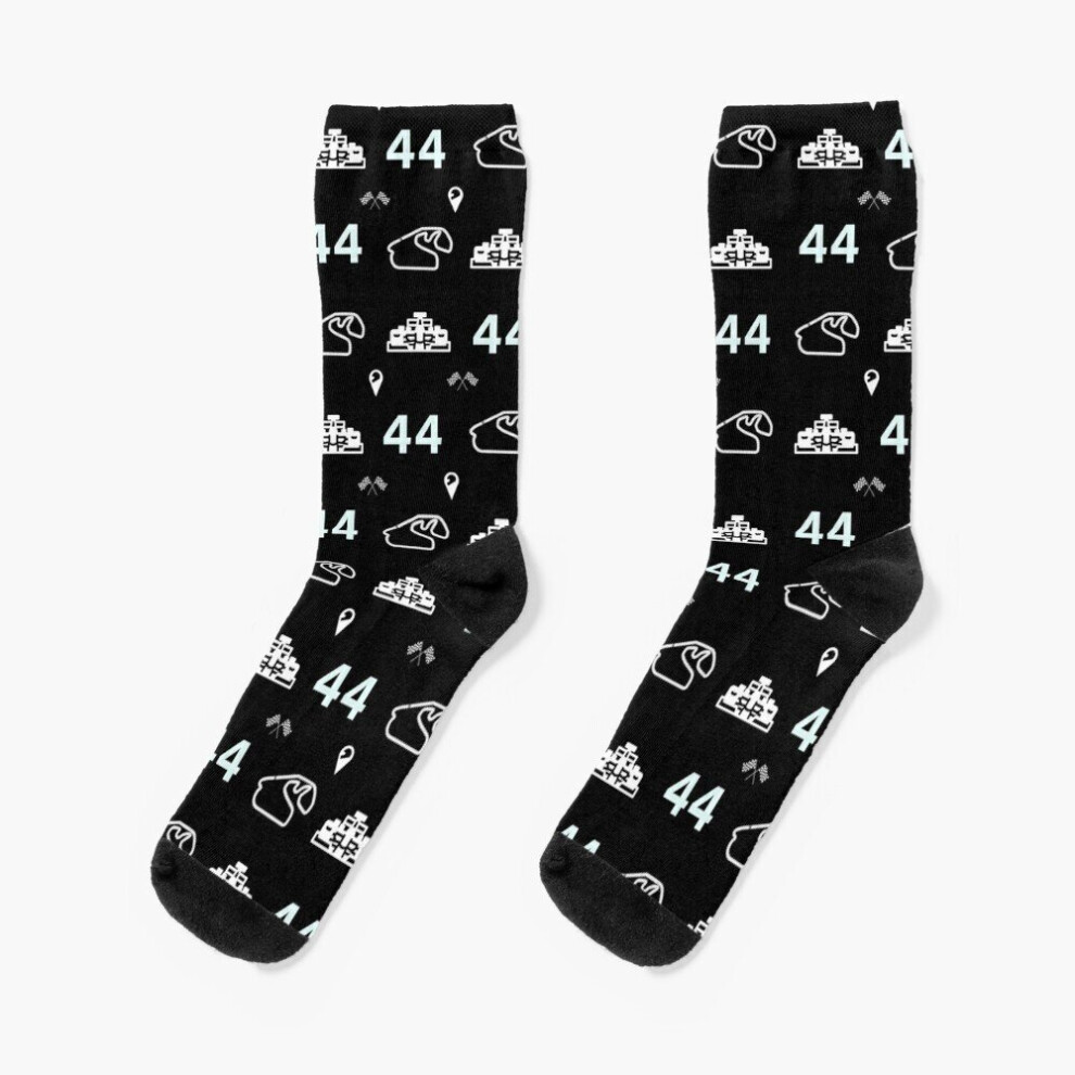 Dress Socks Lewis Hamilton 44 Racing Pattern Novelty Fancy Crazy Pattern Crew Casual for Men Women