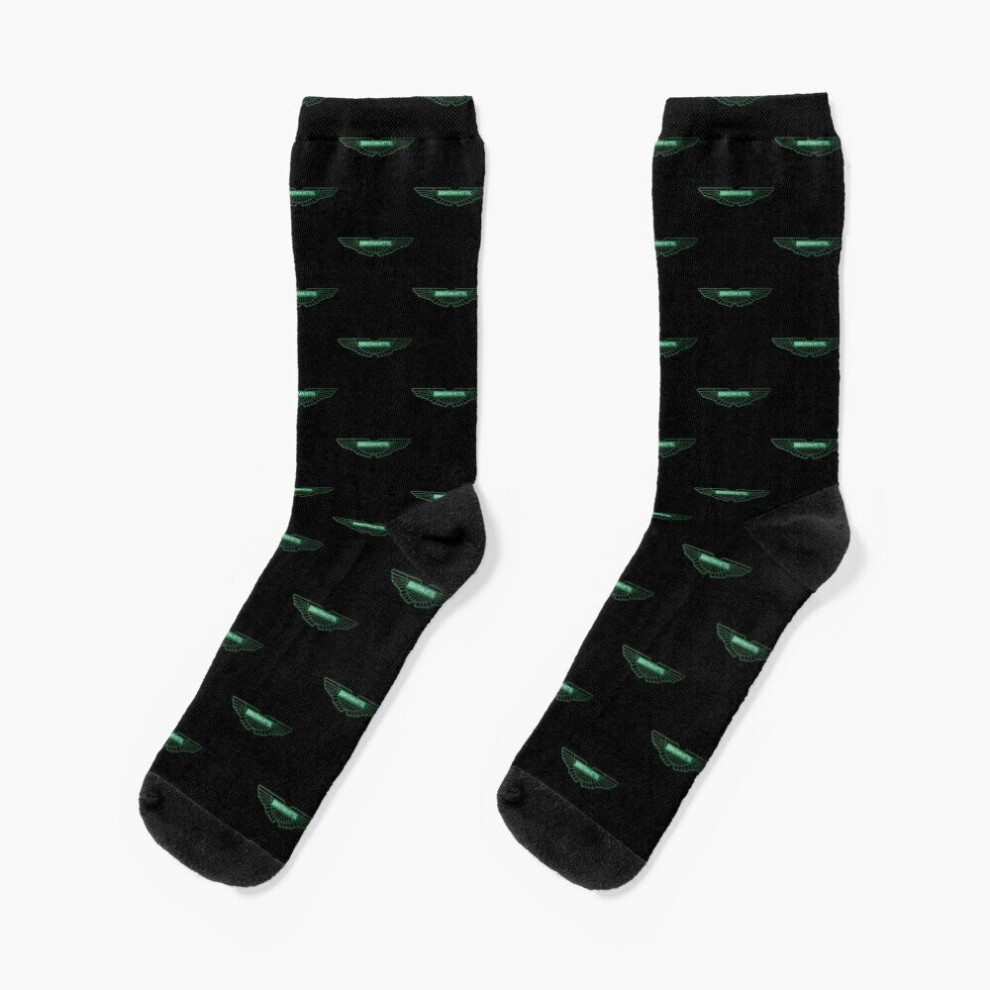 Dress Socks Seb Vettel Aston Martin Novelty Fancy Crazy Pattern Crew Casual for Men Women