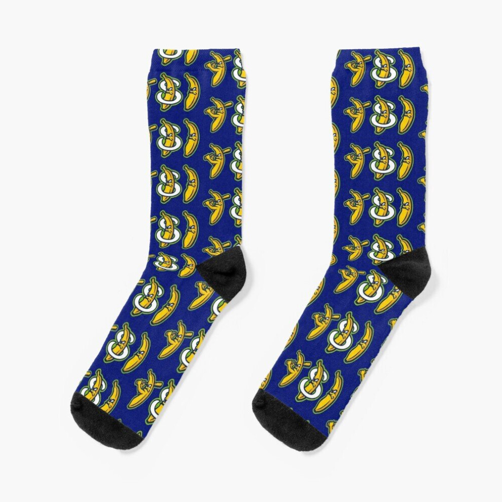 Dress Socks Savannah Bananas Novelty Fancy Crazy Pattern Crew Casual for Men Women-image-OPC-PBY9QVJ-NEW
