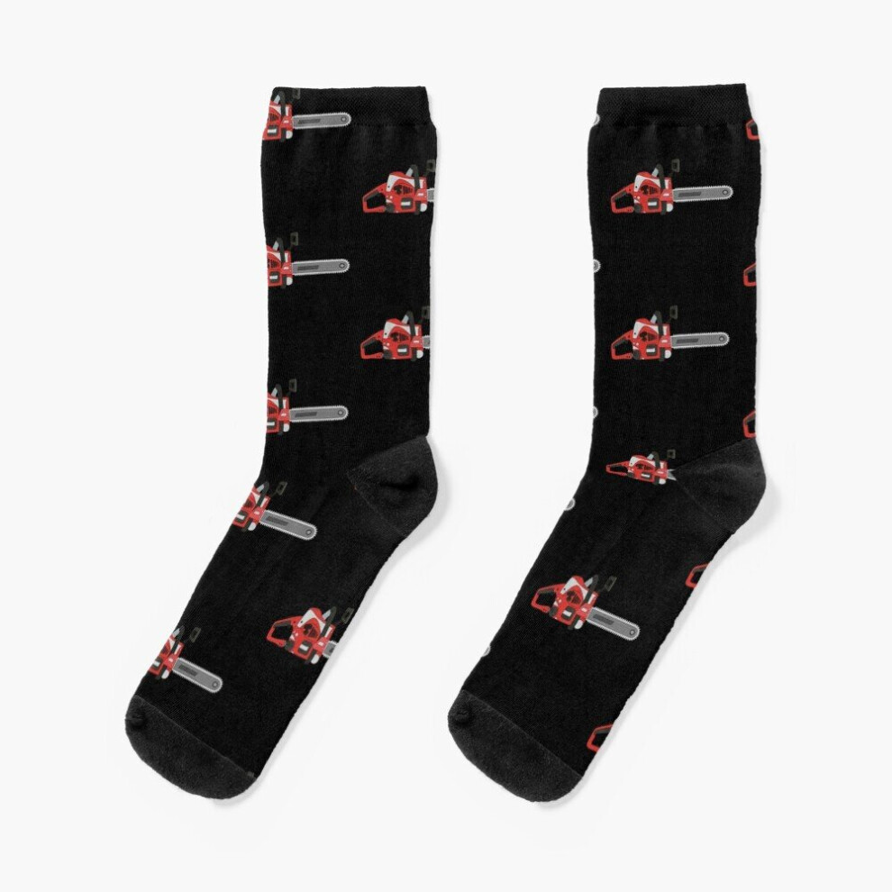 Dress Socks Chainsaw Fischtenmopet chainsaw Stihl gift Novelty Fancy Crazy Pattern Crew Casual for Men Women