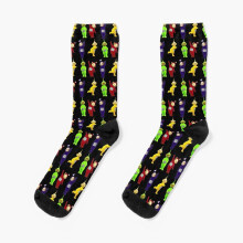 Dress Socks Teletubbies pack Novelty Fancy Crazy Pattern Crew Casual for Men Women