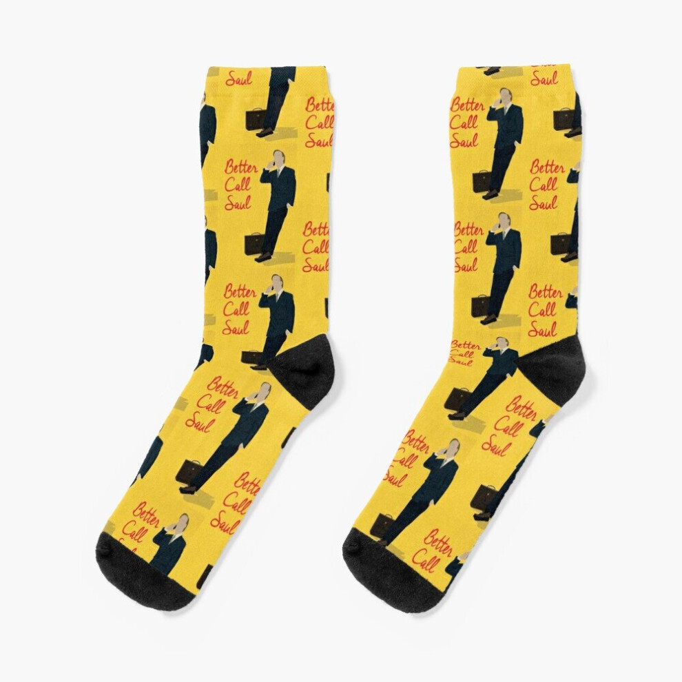 Dress Socks Better Call Saul Novelty Fancy Crazy Pattern Crew Casual for Men Women