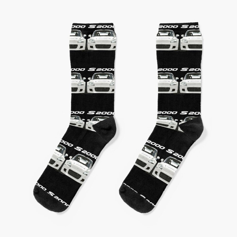 Dress Socks Honda S2000 Novelty Fancy Crazy Pattern Crew Casual for Men Women