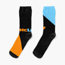 McLaren F1 2022 Dress Socks - Unisex Novelty Pattern Crew Socks, Colorful 3D Printed Design for Men & Women