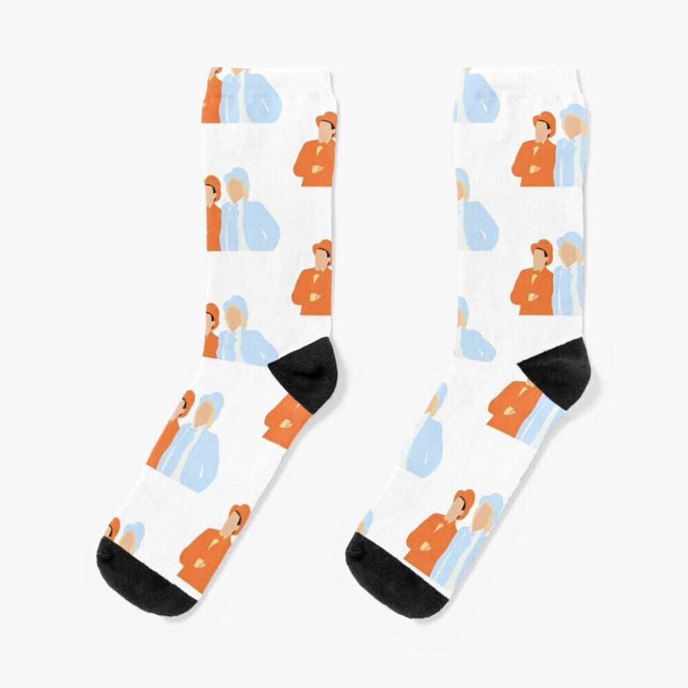 Dress Socks Dumb and Dumber Novelty Fancy Crazy Pattern Crew Casual for Men Women