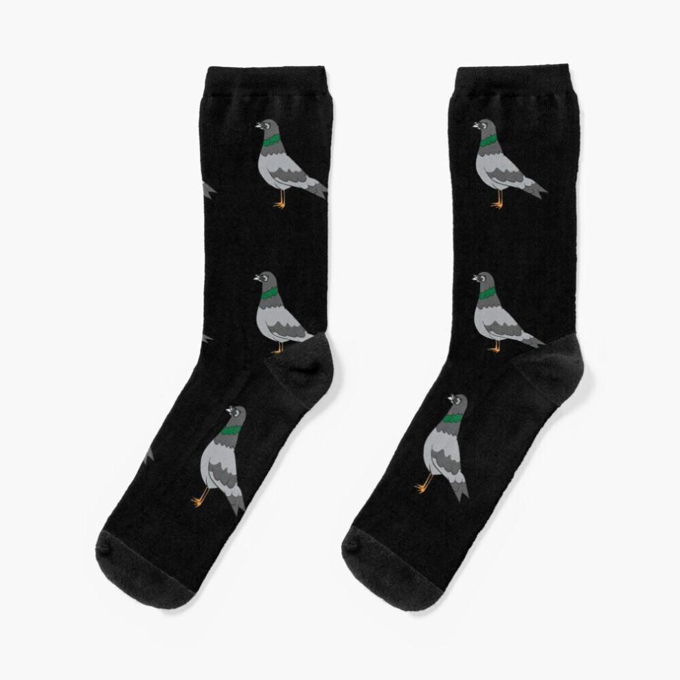 Dress Socks Pigeon - Cool pigeon with sunglasses Novelty Fancy Crazy Pattern Crew Casual for Men Women
