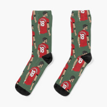Dress Socks Bruno Fernandes MUFC Novelty Fancy Crazy Pattern Crew Casual for Men Women