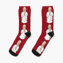 Dress Socks Pope Francis Novelty Fancy Crazy Pattern Crew Casual for Men Women