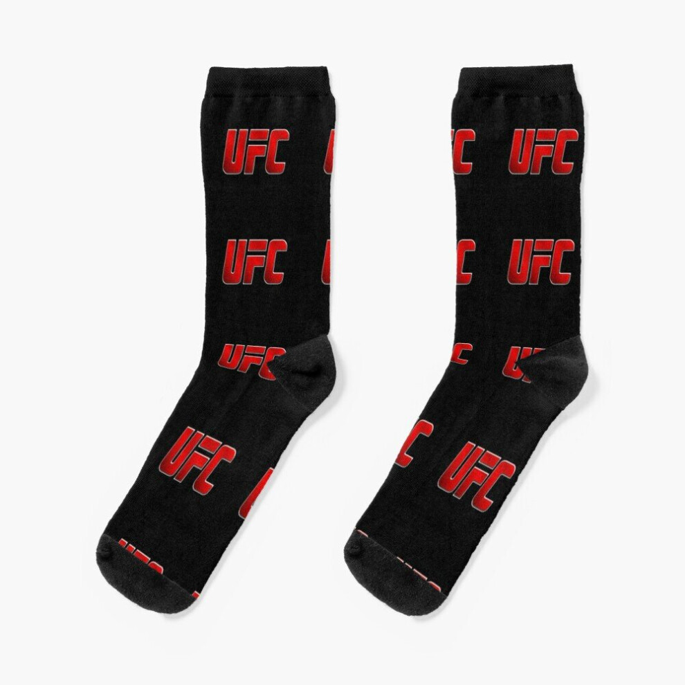 Famgem Dress Socks Ufc Novelty Fancy Crazy Pattern Crew Casual For Men Women