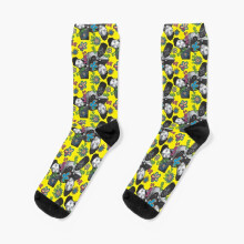 Dress Socks De La Soul 3 Feet High and Rising Album Cover Novelty Fancy Crazy Pattern Crew Casual for Men Women