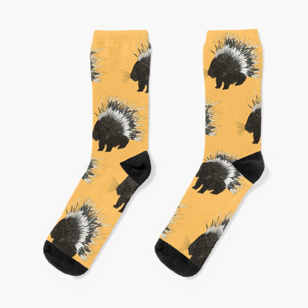 Dress Socks Amazing porcupine Novelty Fancy Crazy Pattern Crew Casual for Men Women