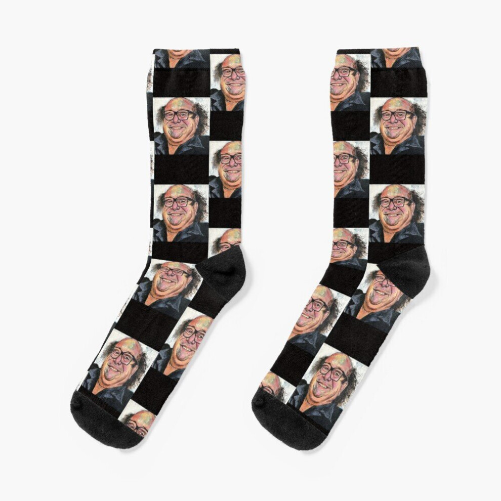 Dress Socks Its Always Sunny with Danny Novelty Fancy Crazy Pattern Crew Casual for Men Women