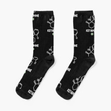 Dress Socks Chemistry of ketamine Novelty Fancy Crazy Pattern Crew Casual for Men Women