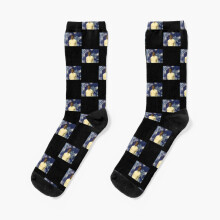 Dress Socks Johnny Mathis singing Winter Wonderland Novelty Fancy Crazy Pattern Crew Casual for Men Women