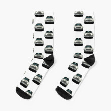 Aston Martin DB5 3D-Printed Novelty Car Pattern Socks - Unisex Crew Socks for Men & Women
