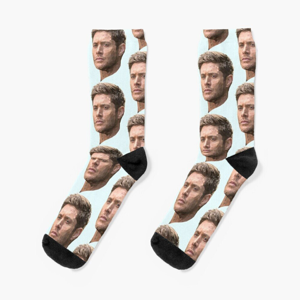 Famgem Dress Socks Dean Winchester - Supernatural Novelty Fancy Crazy Pattern Crew Casual For Men Women