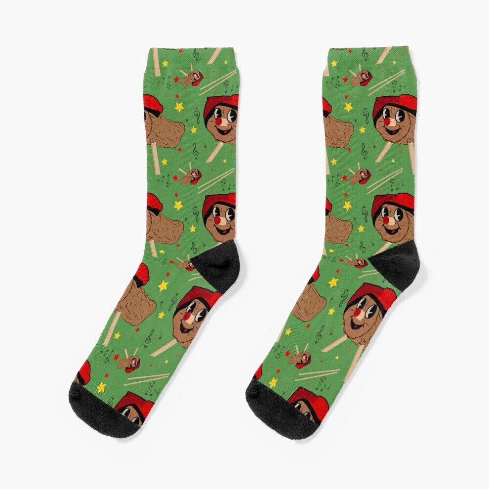 Famgem Dress Socks Caga Tio Adorable Catalan Christmas Pooping Log Novelty Fancy Crazy Pattern Crew Casual For Men Women Not,Specified