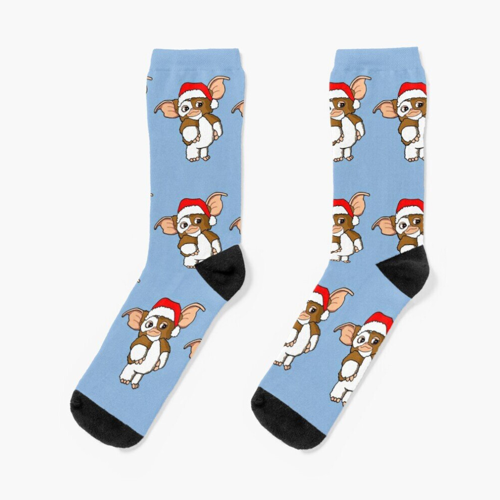 Dress Socks Gizmo Gremlins Christmas Novelty Fancy Crazy Pattern Crew Casual for Men Women