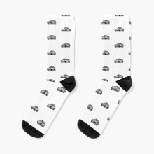 Dress Socks Porsche 911 Pixel Novelty Fancy Crazy Pattern Crew Casual for Men Women