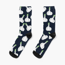 Dress Socks Cute Garlic Novelty Fancy Crazy Pattern Crew Casual for Men Women