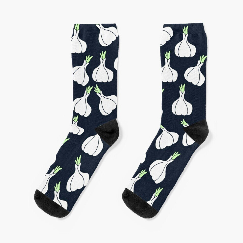 Famgem Dress Socks Cute Garlic Novelty Fancy Crazy Pattern Crew Casual For Men Women Not,Specified