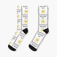 Dress Socks Wetherspoons Funny Gift - Would Rather Be In Wetherspoons Novelty Fancy Crazy Pattern Crew Casual for Men Women