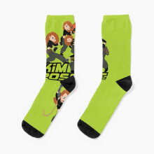 Dress Socks kim possible Novelty Fancy Crazy Pattern Crew Casual for Men Women