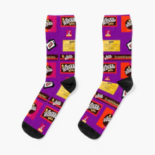 Dress Socks Willy Wonka Chocolate Pack Novelty Fancy Crazy Pattern Crew Casual for Men Women