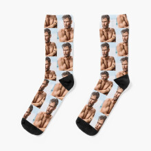 Chris Hemsworth Novelty Dress Socks - Crazy 3D Pattern Crew Socks for Men & Women