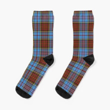Dress Socks Clan Anderson Tartan Novelty Fancy Crazy Pattern Crew Casual for Men Women