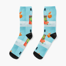 Dress Socks Aperol Spritz Novelty Fancy Crazy Pattern Crew Casual for Men Women