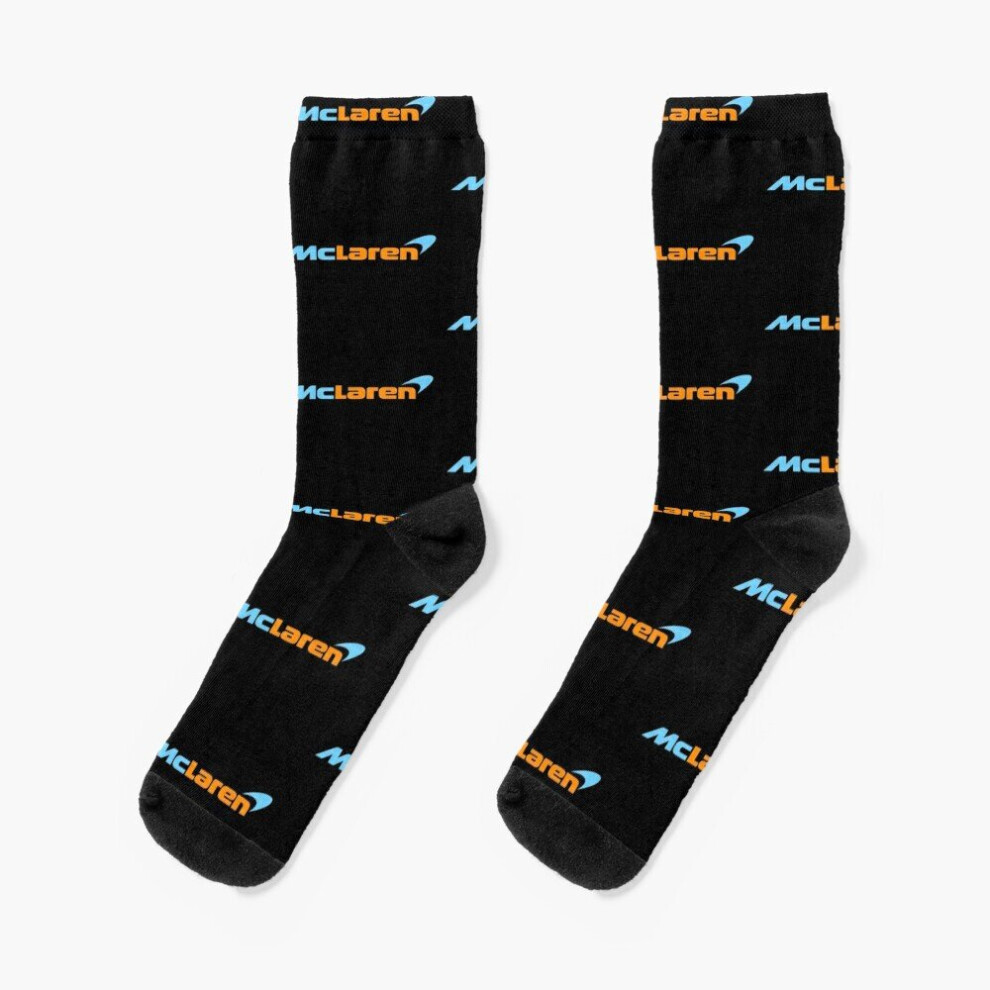 Dress Socks McLaren F1 colours 2022 Novelty Fancy Crazy Pattern Crew Casual for Men Women