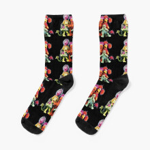 Dress Socks Fraggle Rock Novelty Fancy Crazy Pattern Crew Casual for Men Women