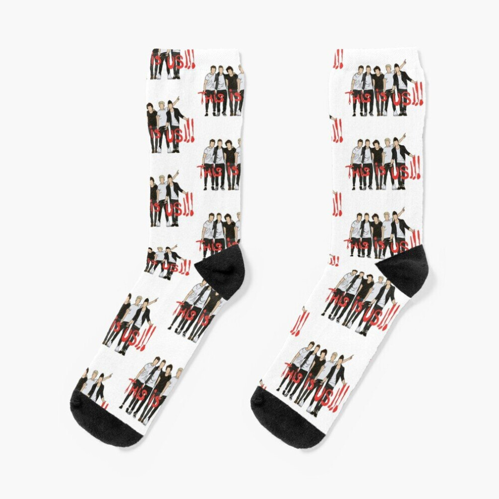 Famgem Dress Socks One Direction Novelty Fancy Crazy Pattern Crew Casual For Men Women Not,Specified
