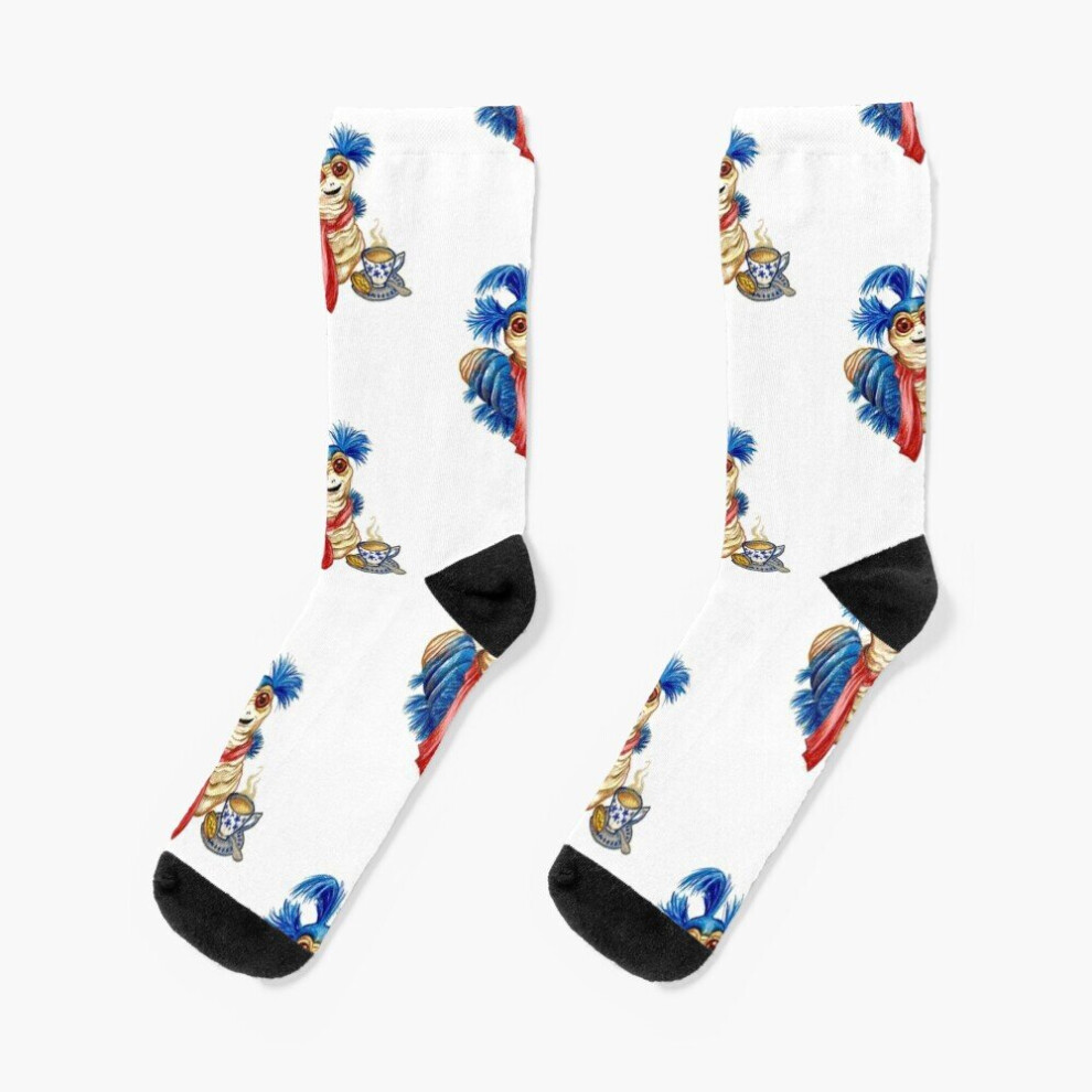 Dress Socks Labyrinth Worm Novelty Fancy Crazy Pattern Crew Casual for Men Women