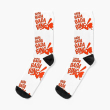 Dress Socks The Sopranos-Bada Bing Novelty Fancy Crazy Pattern Crew Casual for Men Women