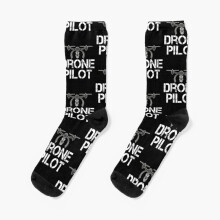 Dress Socks Cute Drone Pilot Funny Drone Lovers Novelty Fancy Crazy Pattern Crew Casual for Men Women