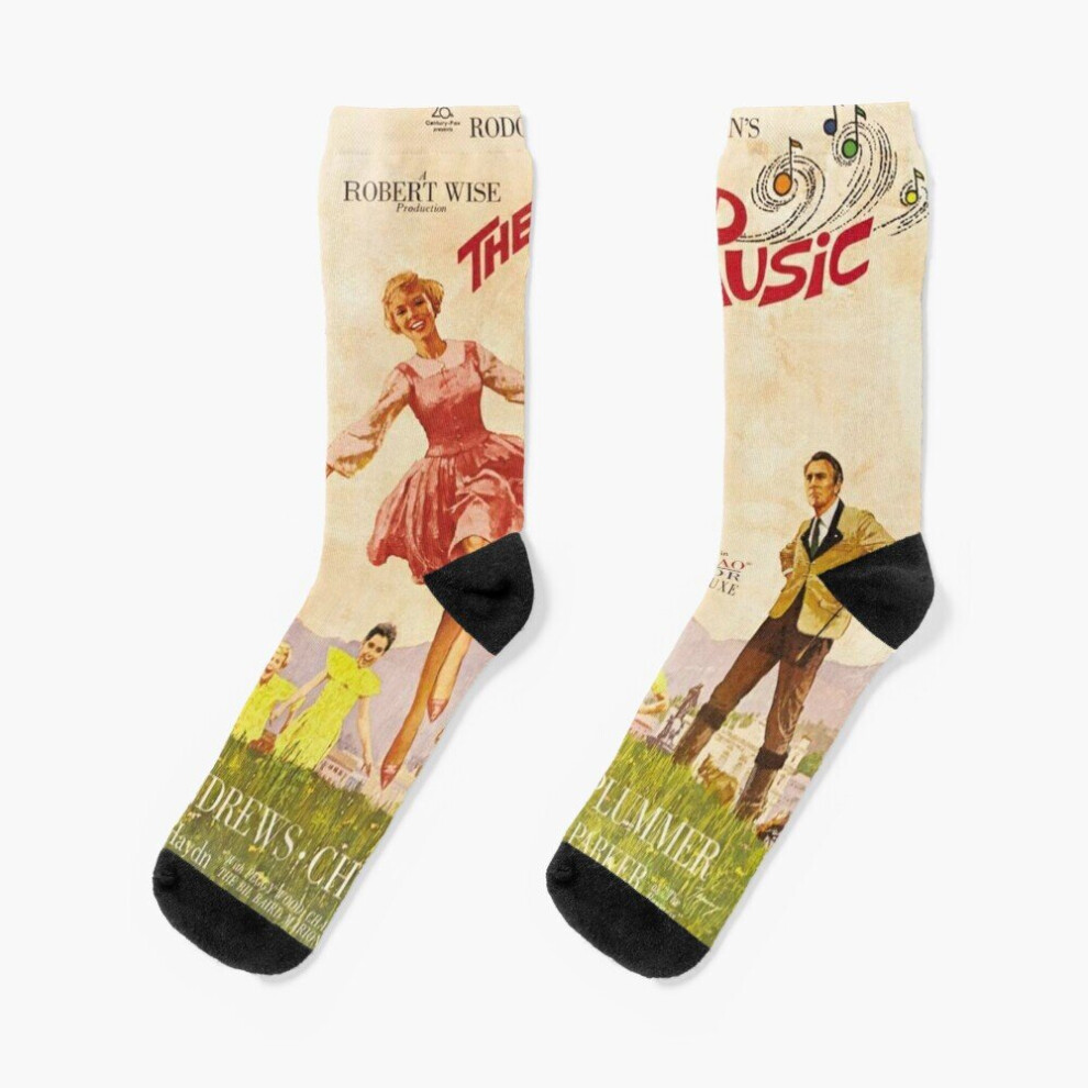 Dress Socks The Sound Of Music Original Movie Novelty Fancy Crazy Pattern Crew Casual for Men Women