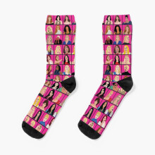 Dress Socks Real Housewives All Stars Novelty Fancy Crazy Pattern Crew Casual for Men Women