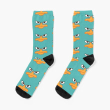 Dress Socks Perry the Platypus Mask Novelty Fancy Crazy Pattern Crew Casual for Men Women