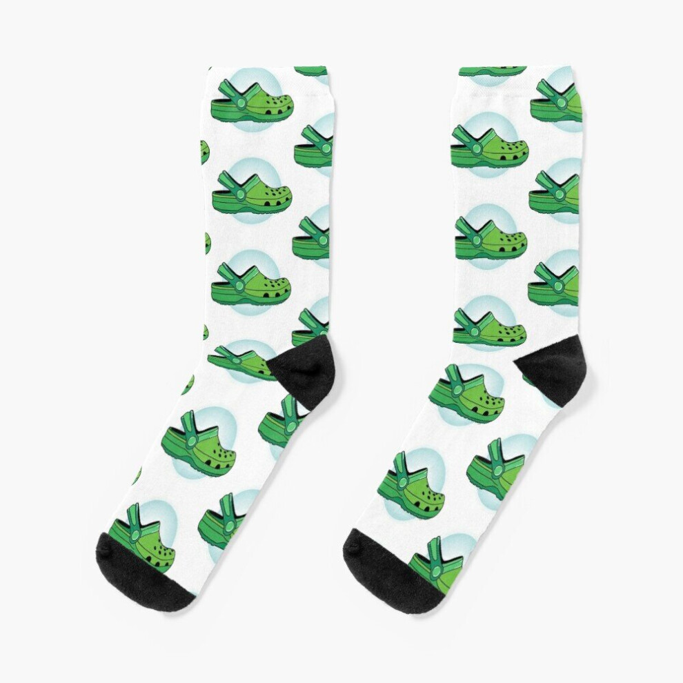 Dress Socks crocs sksksks Novelty Fancy Crazy Pattern Crew Casual for Men Women