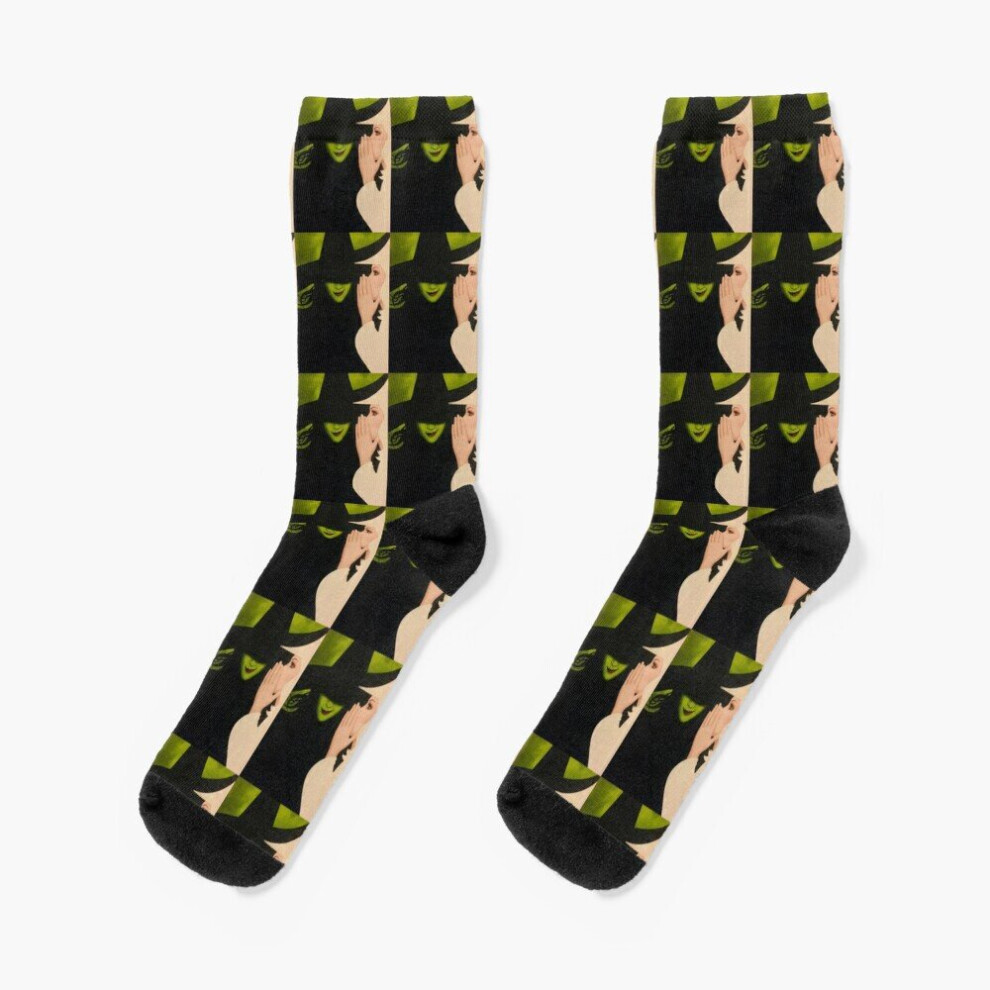 Wicked Broadway Novelty Socks - 3D Printed Crazy Pattern Crew Socks for Men & Women-image-OPC-PBYB6BD-NEW