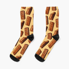 Dress Socks Tim Tam Pattern Novelty Fancy Crazy Pattern Crew Casual for Men Women